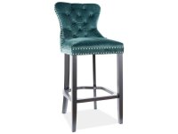 NajlacnejsiNabytok AUGUSTH H-1 barová stolička, zelená / čierna