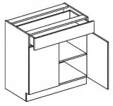 NajlacnejsiNabytok BLANKA dolná skrinka D80S1