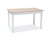 NajlacnejsiNabytok HORACY 100 jedálenský stôl dub sonoma, biela matná