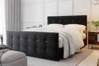 NajlacnejsiNabytok KLEO čalúnená manželská posteľ 160 x 200 cm, COSMIC 100