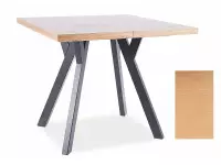 NajlacnejsiNabytok MERLIN jedálenský stôl, dub / čierna