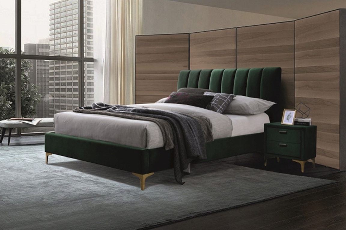 Najlacnejsinabytok mirage velvet al nen poste 160x200 zelen 