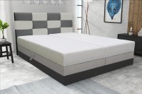 NajlacnejsiNabytok MONA čalúnená manželská posteľ 160 x 200 cm, COSMIC 160, 10