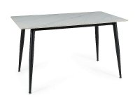 NajlacnejsiNabytok RION jedálenský stôl 160, biela / čierna