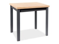 Signal ADAM jedálenský stôl 90x65 cm, dub Artisan / čierna
