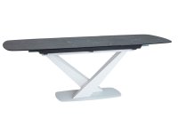 Signal CASSINO jedálenský stôl, biela/grafit