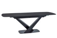 Signal CASSINO jedálenský stôl, čierna matná