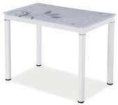 Signal DAMAR jedálenský stôl 100x60 cm, biely