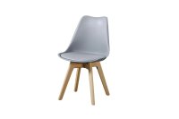VerDesign KROS 2 jedálenská stolička, šedá/buk