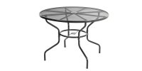  ZWMT 51 záhradný kovový stôl, čierny