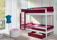 ArtBed Detská poschodová posteľ NATU II Prevedenie: Morenie - Farba