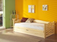 ArtBed Detská posteľ OLGA | 80 x 180 cm Prevedenie: Morenie - Akryl
