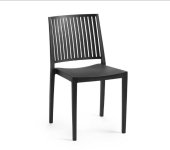 ArtRoja Záhradná stolička BARS Farba: Čierna