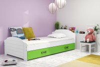 BMS Detská posteľ LILI Farba: biela / zelená