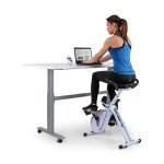 CAPITAL SPORTS AZURA DESK BIKE, DOMACI TRENAZER, 7,5 KG ZOTRVACNIK, REMENOVY POHON, 10035535