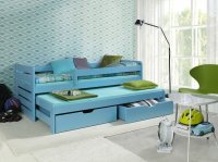 Detská posteľ s prístelkou Tomasz Prevedenie: Morenie - Farba