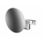 Emco Cosmetic mirrors Evo - Kozmetické zrkadlo nástenné s LED osvetlením, 2 ramená, 3 násobné zväčšenie, chróm 109506031