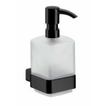 Emco Loft - nástenný dávkovač tekutého mydla, čierna 052113301