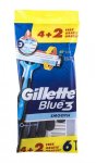 GILLETTE BLUE 3 SMOOTH - 4+2 KS JEDNORAZOVE ZILETKY