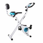 KLARFIT AZURA PRO, DOMACI CYKLOTRENAZER, CHRBTOVA OPIERKA, BOCNE DRZADLA, SKLAPACI, 100 KG, 10026817