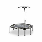 KLARFIT JUMPANATIC FITNESS TRAMPOLINA, 44/112 CM, RUKOVAT, SKLAPACIA, BIELA, 10032110