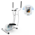 KLARFIT MYON CROSS, DOMACI TRENAZER, 12 KG ZOTRVACNA HMOTNOST, SILENTBELT SYSTEM, BIELY, 10032972