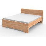 Luxusná masívna posteľ MONA 200 x 160 cm BUK prírodný