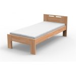 Masívna jednoposteľ NELA 200 x 120 cm BUK morenie wenge
