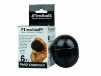 Thera-Band Hand Exerciser XL - posilňovač ruky -  gélové vajíčko, čierne - veľmi tvrdé