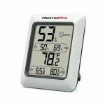 THERMOPRO TP-50 BASE STATION, COMFORT INDICATOR, SILVER