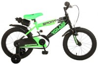 VOLARE - Detský bicykel pre chlapcov Sportivo Neon Green Black 16