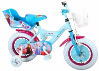 VOLARE - Detský bicykel pre dievčatá FROZEN II - modrý-ružový, 12