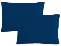 Gipetex Natural Dream Povlak na polštář italské výroby 100% bavlna - 2 ks tmavě modrá - 2 ks 70x90 cm