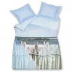 Vandyck Luxusné bavlnené obliečky VANDYCK Ocean Waves - 140x200-220 / 60x70 cm