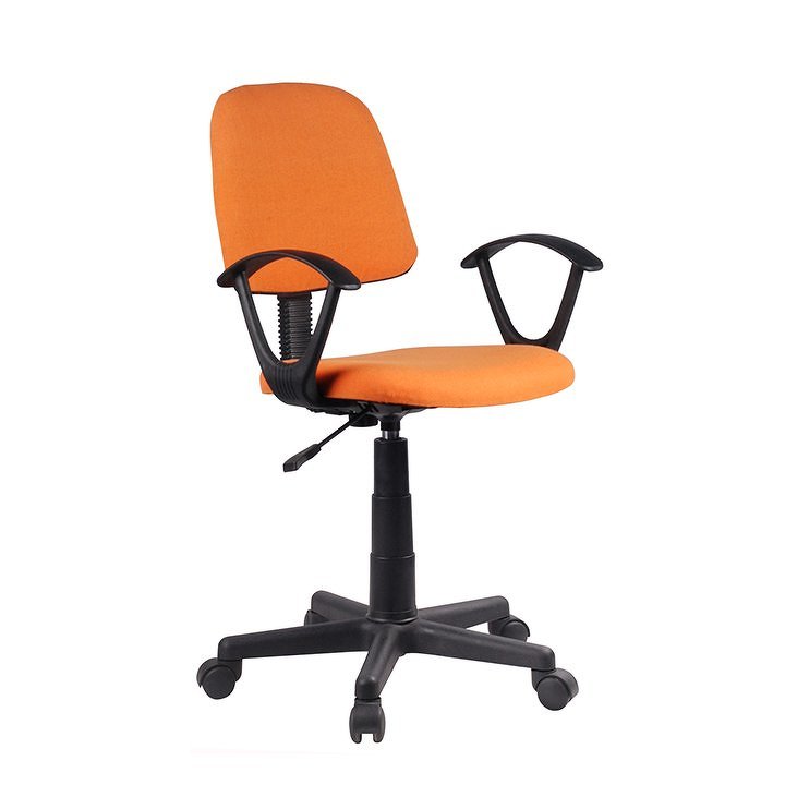 Kancelárska stolička, oranžová/čierna, TAMSON