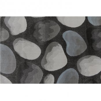 Koberec, hnedá/sivá/vzor kamene, 160x235, MENGA