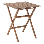 Záhradný/balkónový skladací stôl, akáciové drevo, EGELUND