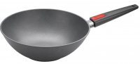 Titánová panvica Wok na indukciu Ø 30 cm s odnímateľnou rukoväťou Titanium Nowo Woll