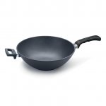 Titánová panvica Wok na indukciu Ø 32 cm s rukoväťou Titanium Nowo WOLL