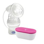 CHICCO Odsávačka materského mlieka elektrická prenosná Travel Pink USB 09199.50