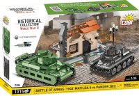 Cobi Cobi 2284 II WW Battle of Arras 1940 Matilda II vs Panzer 38t, 1:35, 1015 k CBCOBI-2284