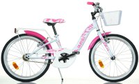 DINO Bikes DINO Bikes - Detský bicykel 20" 204R-05S - AURELIA Girl white/ pink 204R-05S