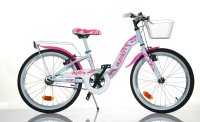 DINO Bikes DINO Bikes - Detský bicykel 20" 204R-05S - Girl white/ pink 204R-05S