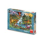 Dino toys Dino BOJ DINOSAUROV 100 XL Puzzle DN343535