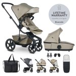 EASYWALKER Set XXL kočík kombinovaný Harvey5 Premium Pearl Taupe s príslušenstvom EHA50013_SET