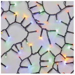Emos LED vianočná reťaz – ježko 12m, vonkajšia aj vnútorná, multicolor, časovač D4BM03