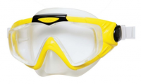 Intex Potápačské okuliare silikónové panoramatické Žlté 55981