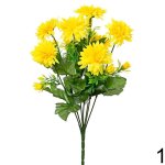 Kytica chryzantéma 35cm žltá 201990ZL