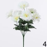 Kytica chryzantéma biela 42cm 1500323B