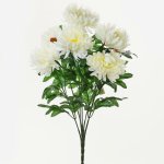 Kytica chryzantéma biela 60cm X7 1500180